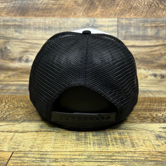 Winchester Mens Trucker Hat Black Snapback Hunting Rifle Shotgun Baseball Cap - Picture 4 of 7